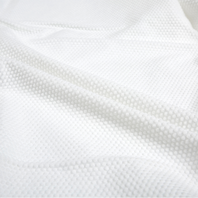 Preget liten prikk perle Honeycomb Pattern Spunlace Nonwoven Stoff